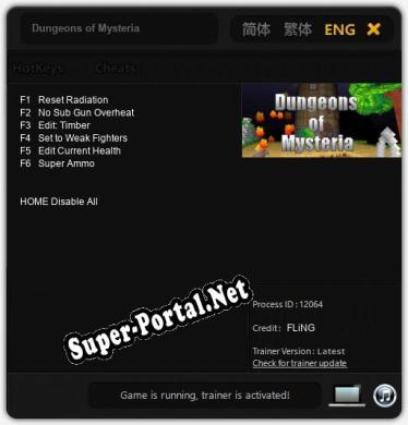 Dungeons of Mysteria: Трейнер +6 [v1.3]