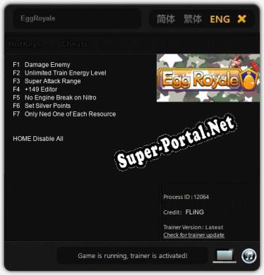 EggRoyale: Трейнер +7 [v1.4]