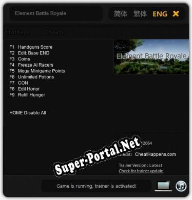 Трейнер для Element Battle Royale [v1.0.2]