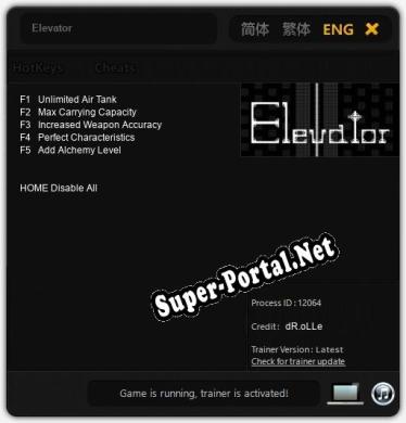 Elevator: Читы, Трейнер +5 [dR.oLLe]