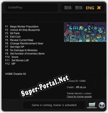 EmDePloy: ТРЕЙНЕР И ЧИТЫ (V1.0.53)