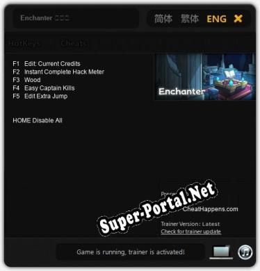 Enchanter 附魔师: ТРЕЙНЕР И ЧИТЫ (V1.0.60)