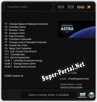 Expedition Astra: Читы, Трейнер +15 [CheatHappens.com]