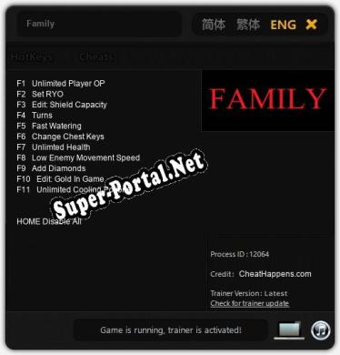 Family: ТРЕЙНЕР И ЧИТЫ (V1.0.77)