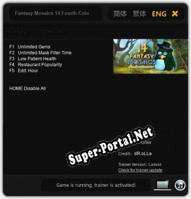 Fantasy Mosaics 14 Fourth Color: Читы, Трейнер +5 [dR.oLLe]