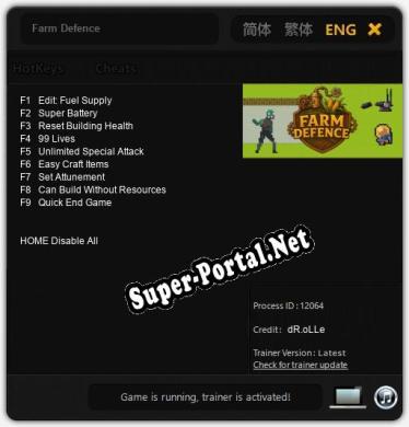Farm Defence: Трейнер +9 [v1.2]