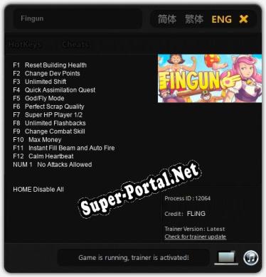Fingun: Читы, Трейнер +13 [FLiNG]