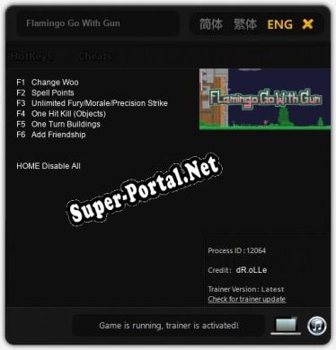 Flamingo Go With Gun: Читы, Трейнер +6 [dR.oLLe]