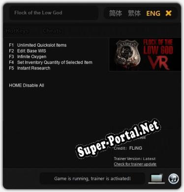 Flock of the Low God: Трейнер +5 [v1.5]