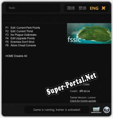 fsslc: Трейнер +6 [v1.5]