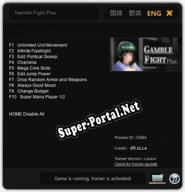 Gamble Fight Plus: Читы, Трейнер +10 [dR.oLLe]