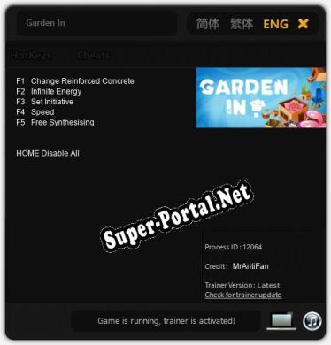 Трейнер для Garden In [v1.0.7]