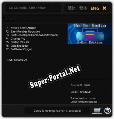 Go Go Radio  8-Bit Edition: Трейнер +7 [v1.7]