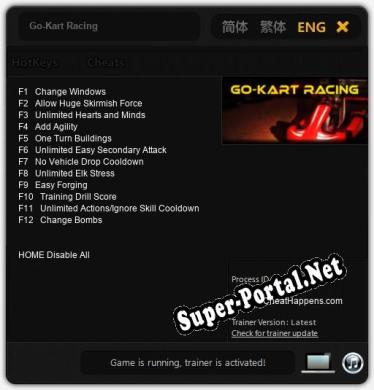 Go-Kart Racing: Читы, Трейнер +12 [CheatHappens.com]