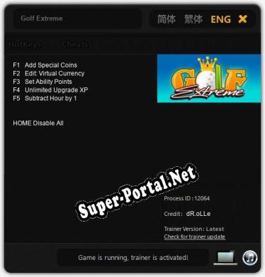 Golf Extreme: ТРЕЙНЕР И ЧИТЫ (V1.0.50)