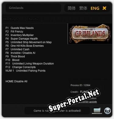 Grimlands: Читы, Трейнер +13 [FLiNG]