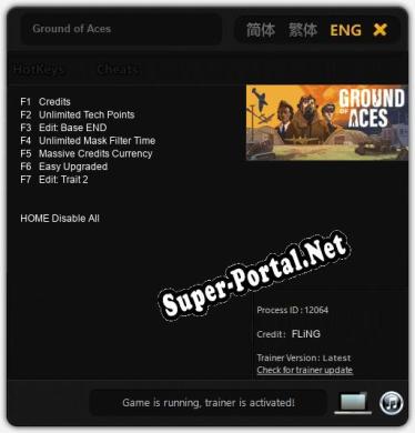 Ground of Aces: Читы, Трейнер +7 [FLiNG]