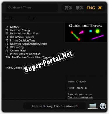 Трейнер для Guide and Throw [v1.0.4]