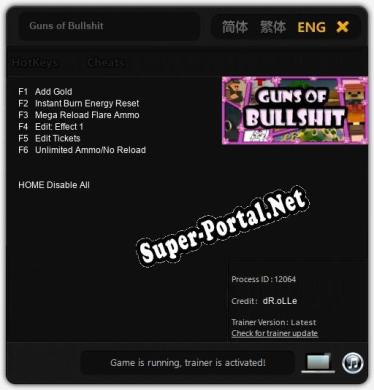 Guns of Bullshit: Читы, Трейнер +6 [dR.oLLe]