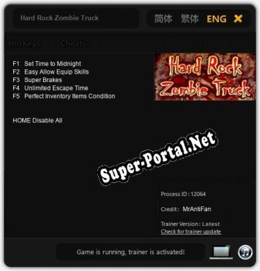 Hard Rock Zombie Truck: Читы, Трейнер +5 [MrAntiFan]