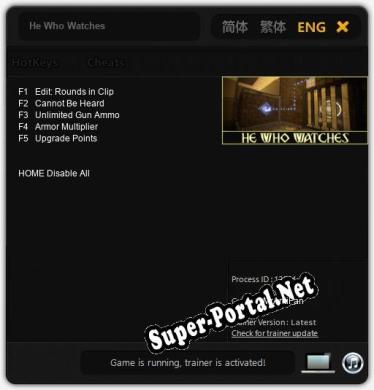 He Who Watches: ТРЕЙНЕР И ЧИТЫ (V1.0.14)