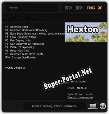 Трейнер для Hexton [v1.0.5]