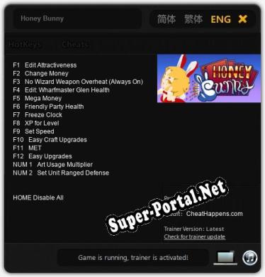 Honey Bunny: Читы, Трейнер +14 [CheatHappens.com]