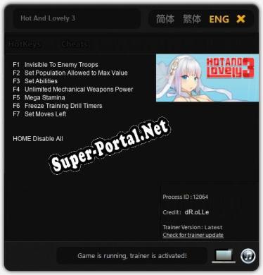 Трейнер для Hot And Lovely 3 [v1.0.5]