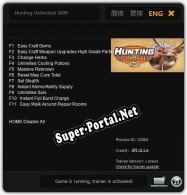 Hunting Unlimited 2009: Читы, Трейнер +11 [dR.oLLe]