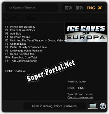 Ice Caves of Europa: Трейнер +11 [v1.9]