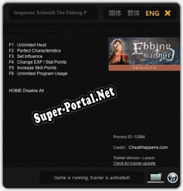 Inspector Schmidt The Ebbing Prolog: Читы, Трейнер +6 [CheatHappens.com]