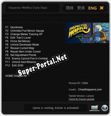 Inspector Waffles Early Days: Читы, Трейнер +12 [CheatHappens.com]