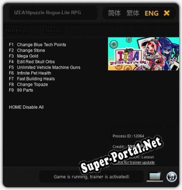 IZEA10puzzle Rogue-Lite RPG: Трейнер +9 [v1.7]