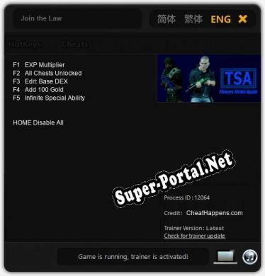 Трейнер для Join the Law [v1.0.1]