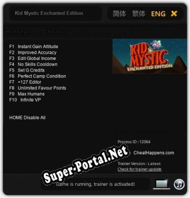 Kid Mystic Enchanted Edition: Трейнер +10 [v1.9]