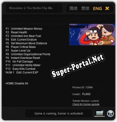 Трейнер для Kimulator 2 The Bottle Flip Master [v1.0.8]
