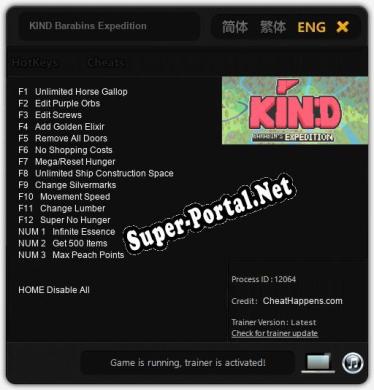 KIND Barabins Expedition: Читы, Трейнер +15 [CheatHappens.com]