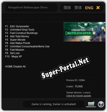 Kriegsfront Battlescaper Diorama Editor: Читы, Трейнер +10 [FLiNG]