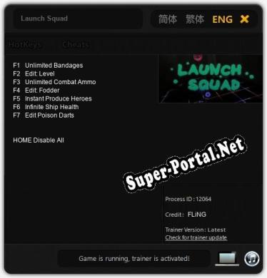 Трейнер для Launch Squad [v1.0.1]