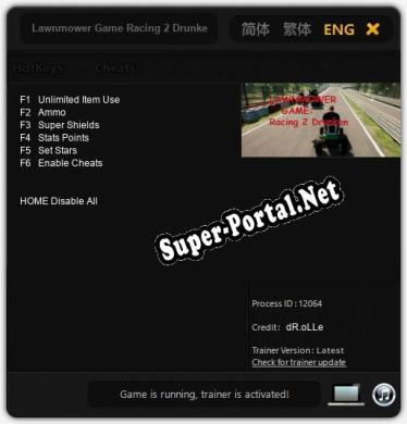 Lawnmower Game Racing 2 Drunken: Трейнер +6 [v1.9]