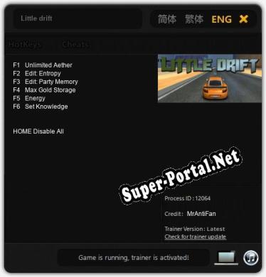 Little drift: Трейнер +6 [v1.2]