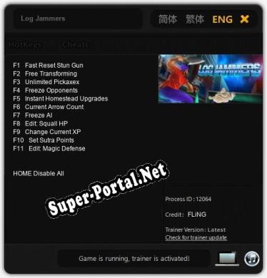 Log Jammers: Трейнер +11 [v1.1]