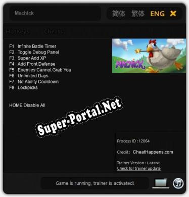 Трейнер для Machick [v1.0.3]