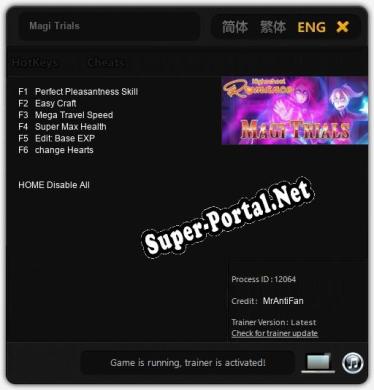 Трейнер для Magi Trials [v1.0.4]