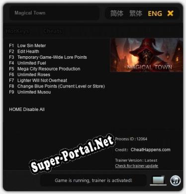 Magical Town: ТРЕЙНЕР И ЧИТЫ (V1.0.60)