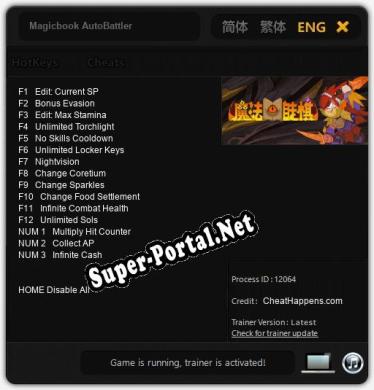 Magicbook AutoBattler: Трейнер +15 [v1.8]