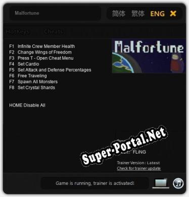Malfortune: Читы, Трейнер +8 [FLiNG]