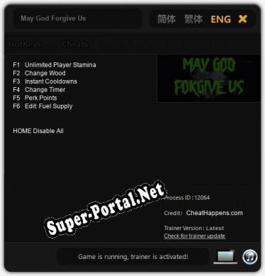 May God Forgive Us: ТРЕЙНЕР И ЧИТЫ (V1.0.92)