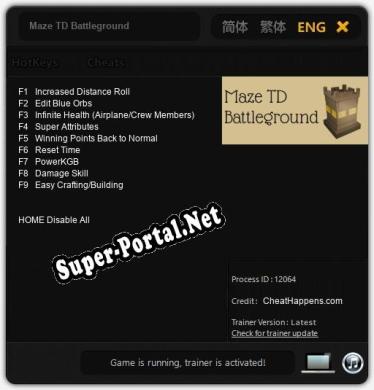 Maze TD Battleground: ТРЕЙНЕР И ЧИТЫ (V1.0.20)