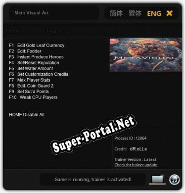 Meta Visual Art: Читы, Трейнер +10 [dR.oLLe]